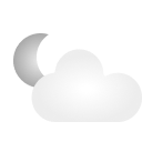few clouds